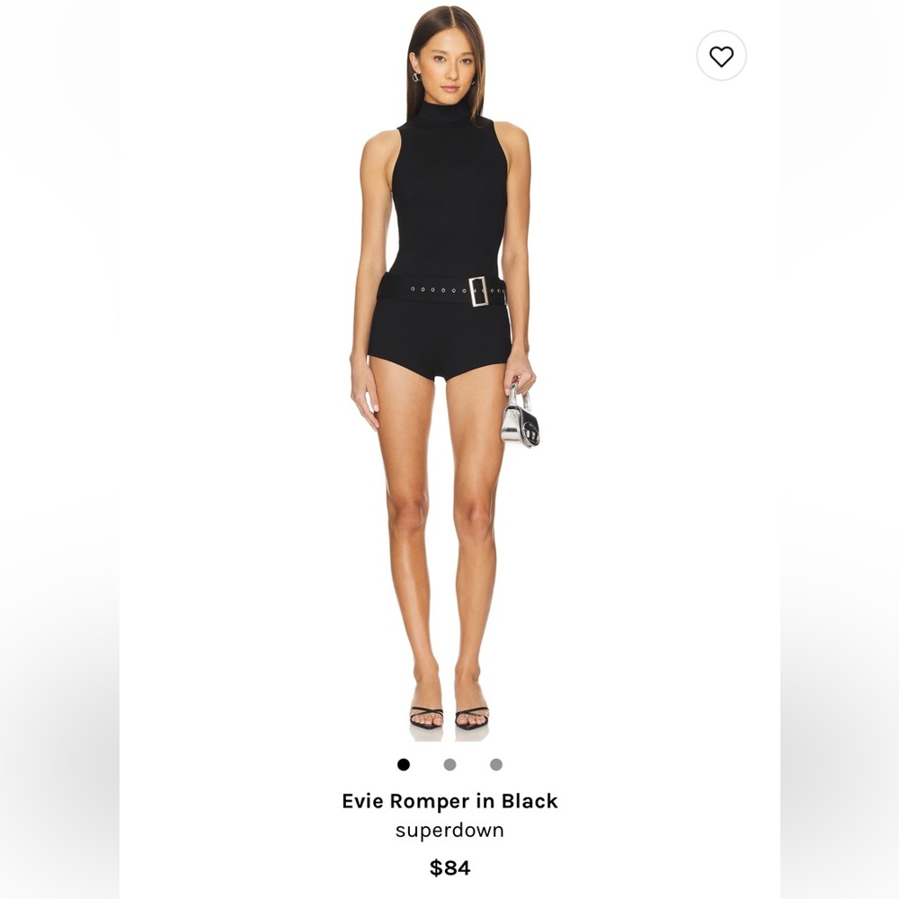 Evie Romper in Black